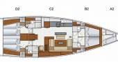 Hanse 575 Layout 