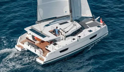 Fountaine Pajot Isla 40 croatia catamaran charter 