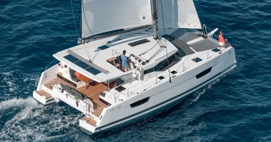 Fountaine Pajot Isla 40 croatia catamaran charter 